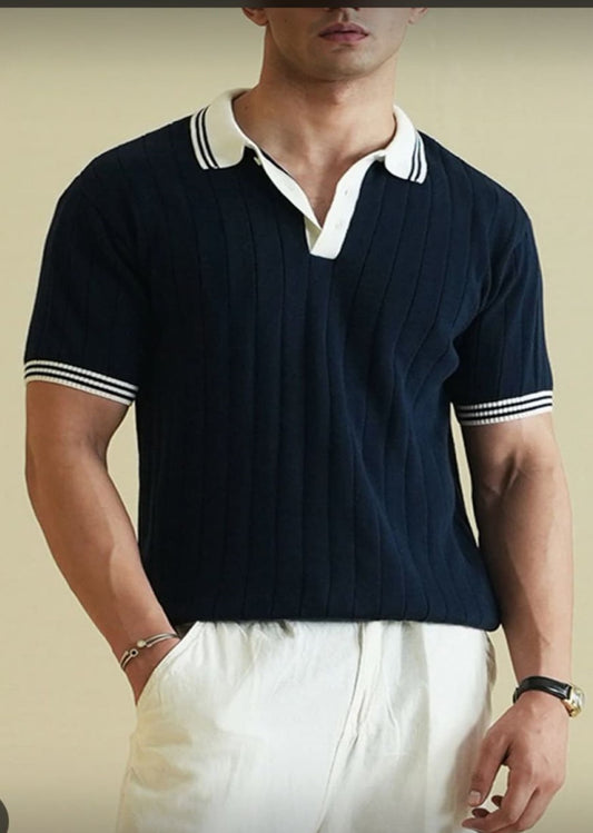Navy Riviera Polo